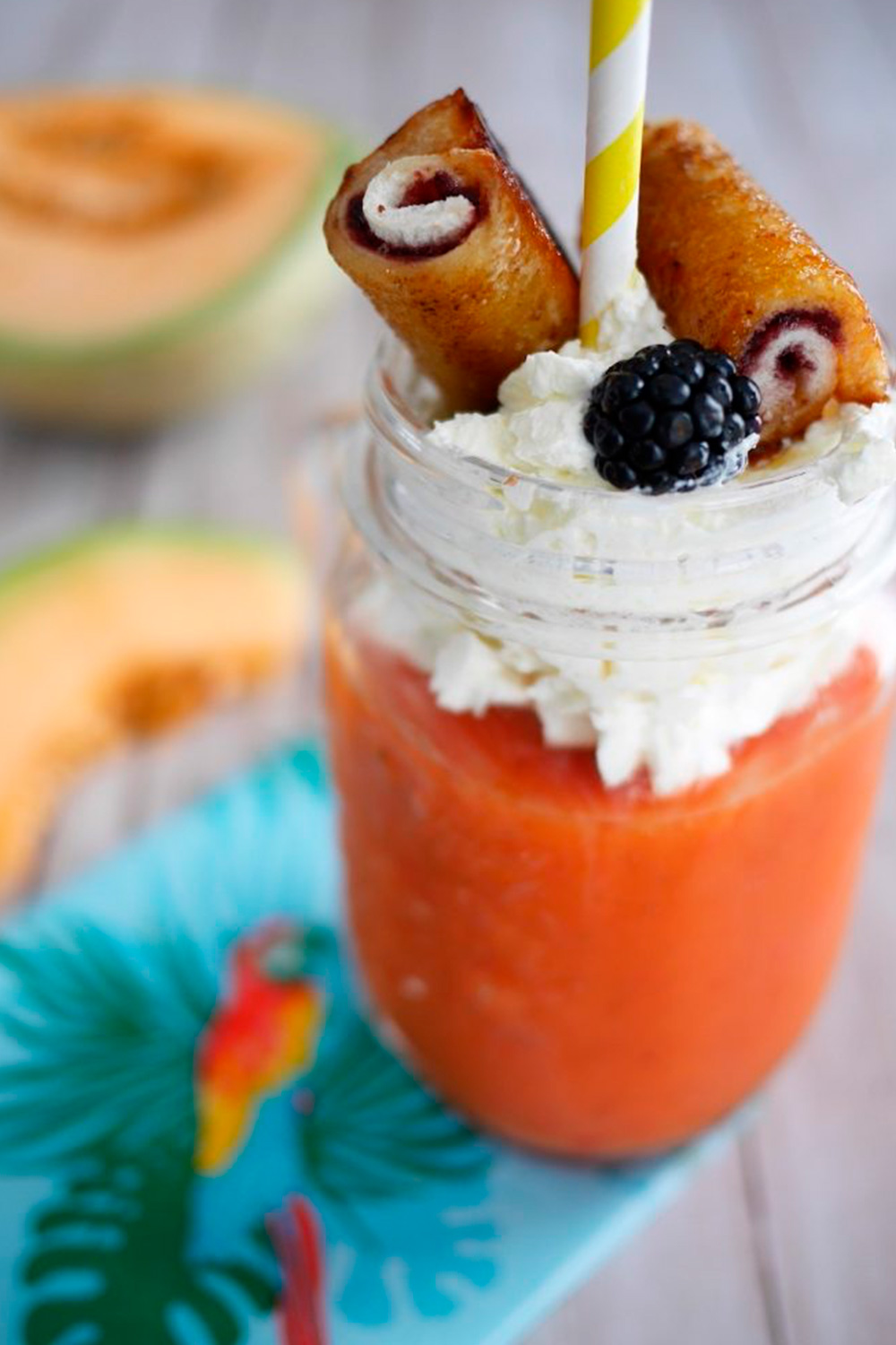 Milkshake au melon gourmand