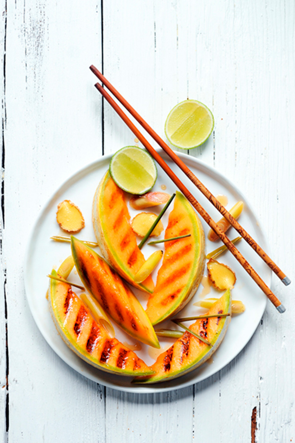 Melon grillé à l’asiatique