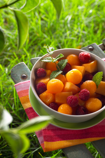 Salade de fruits et melon